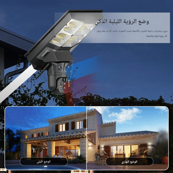 Camera solaire 4G 2 en 1 avec projecteur 400Watt 4G – Image 7